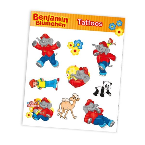Benjamin Blümchen, Tattoo Bogen, 9 Tattoos