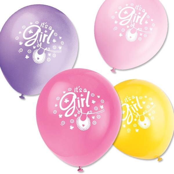 Latexballons Its a Girl,8er, 30,4cm