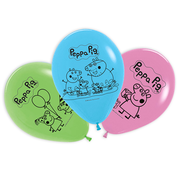 Peppa Pig Luftballons 5er Pack