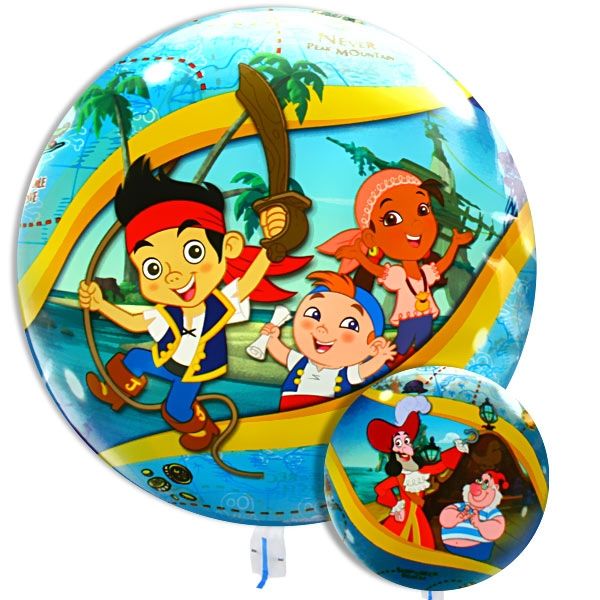 Folieballon Bubble,Jake transp.40cm