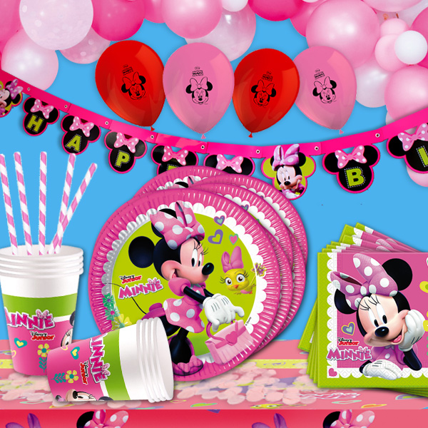 Partyset, Minnie Maus Happy Helpers XL, 151-teilig