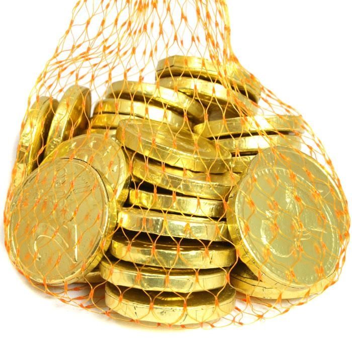 Kaubonbons Goldmünzen, ca. 24 Stück/130g