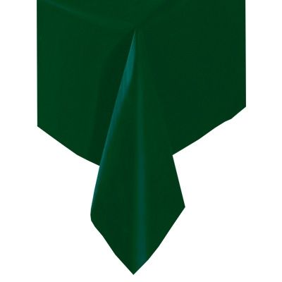 Tischdecke dunkelgrün ca.137x274cm,Folie