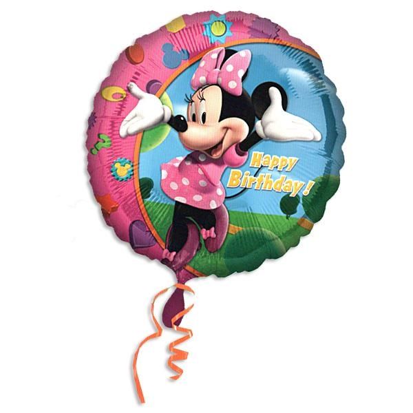 Folieballon rund Minnie Mouse 45 cm