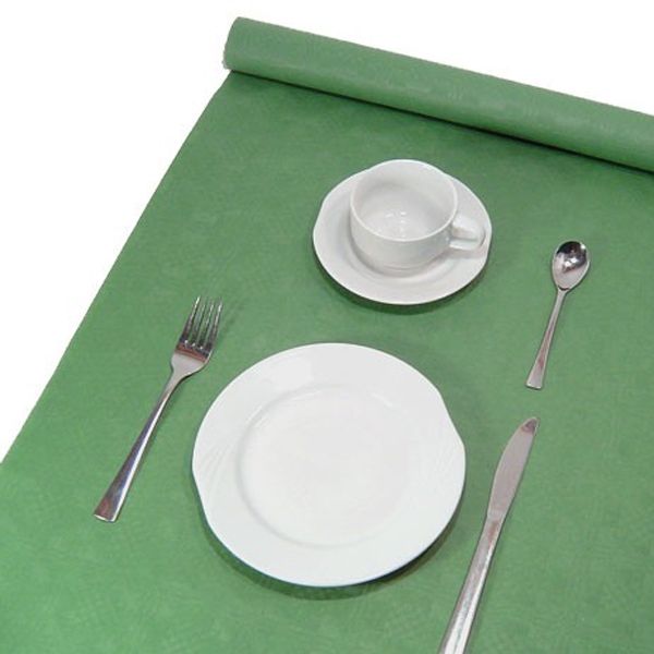 Tischdecke Papier dunkelgrün,Roll.8x1,2m