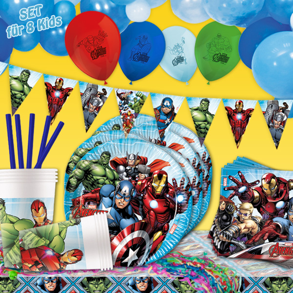 Partyset XL, The Avengers, 130-tlg.