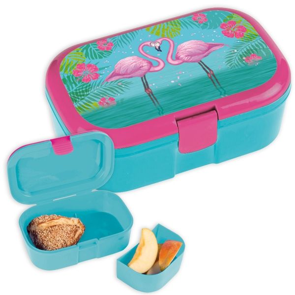 Lunchbox, Flamingo, 17,5x11,5x6,5cm