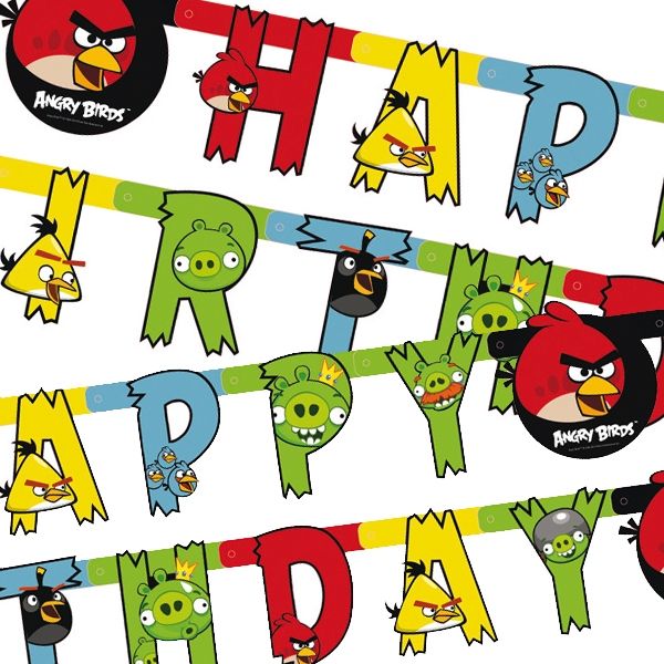 Kette Happy Birth. Angry Birds 1,8 m
