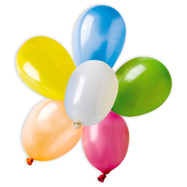 Bunte Wasserballons, 50er Pack