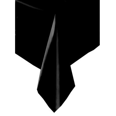 Tischdecke schwarz 137x274cm,, Folie