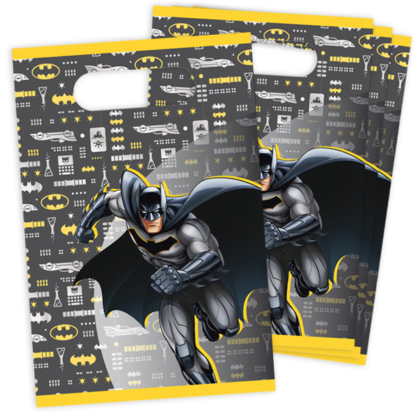 Batman Mitgebseltütchen im 8er Pack, 15,8cm x 23,6cm