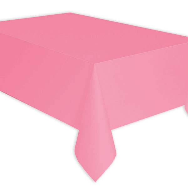 Papier-Tischdecke in rosa, 137cm x 274cm