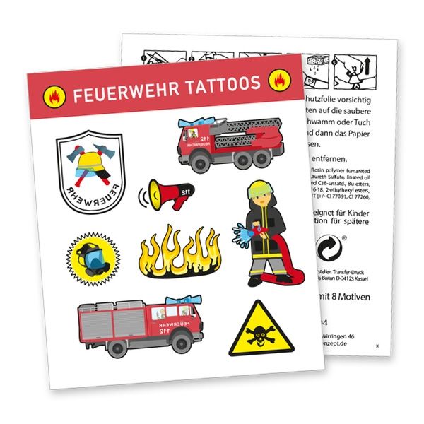 Feuerwehr, Tattoo Bogen, 8 Tattoos