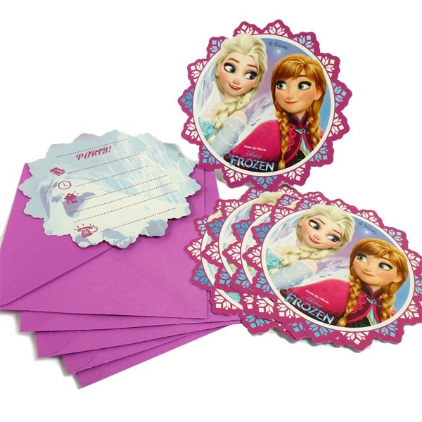 Einladungskarten, Frozen Northern Lights 6er Pack, inkl. Umschläge, 11,5cm