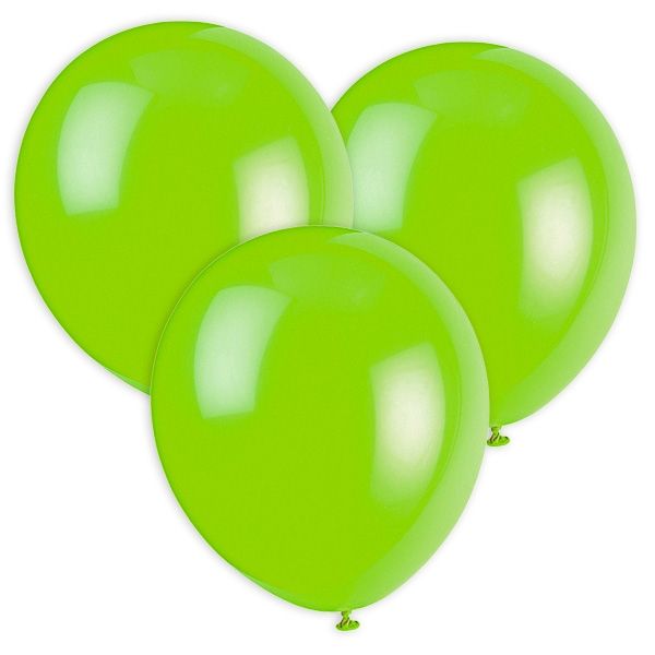 Latexballons hellgrün 10er Pack, 30 cm