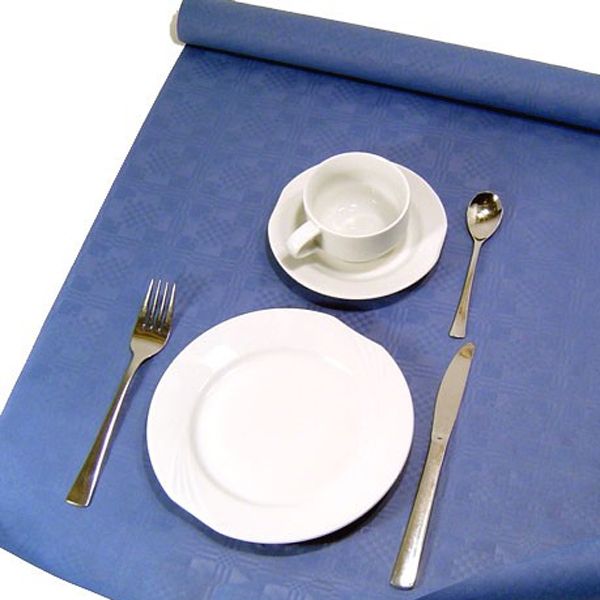 Tischdecke Papier dunkelblau,Rolle8x1,2m