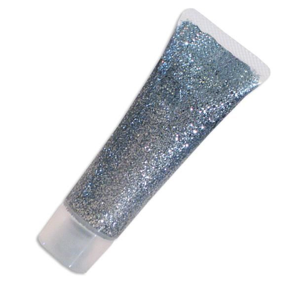 Glitzer-Gel hologr. Silber, 18ml