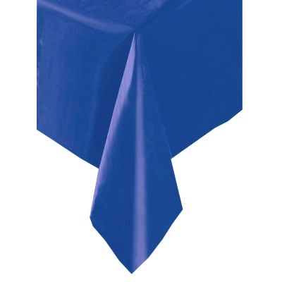 Tischdecke blau 137x274cm,, Folie