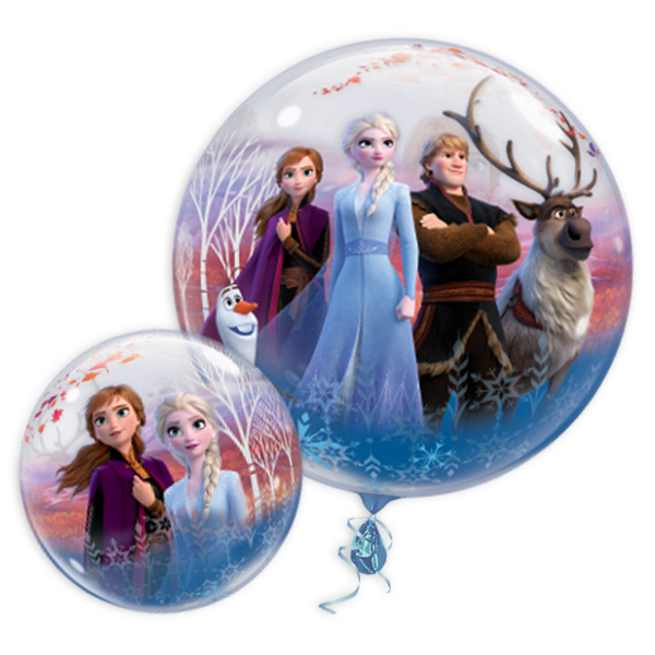 Bubble Ballon, Frozen, 56cm, heliumgeeignet